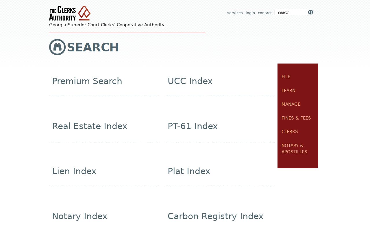 Hall County people search through the GSCCCA deed index